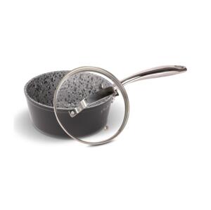 Lamart Lamart - Granitová rajnica s pokrievkou 16 cm čierna/šedá/nerez