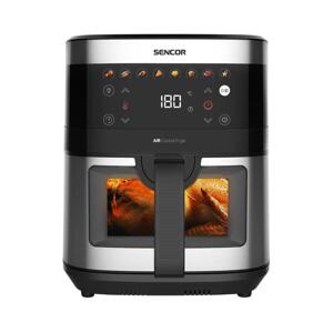 Sencor - Teplovzdušná fritéza 9 l 1700W/230V čierna/matný chróm
