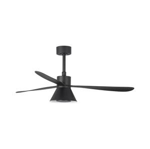 FARO Barcelona FARO 33761WT-23-LED Stm. vent. AMELIA L CONE LED/20W/230V čierna pr.132 cm WT +DO