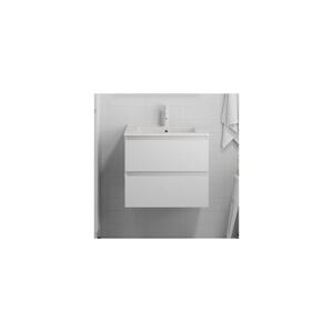 BATH DELUXE Kúpeľňová skrinka s umývadlom CONOR 61 cm biela