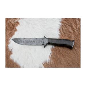 Jiří Čurda Exkluzívny damaškový nôž 13,8 cm javor