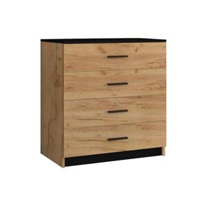 Komoda TIMON dub craft/čierna