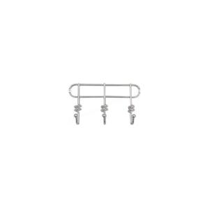 UTC Nástenný vešiak TWIST 13,3x25,3 cm lesklý chróm