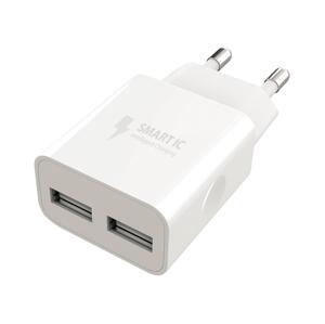 Winner Group Winner Group - Nabíjací adaptér 2xUSB-A 12W biela