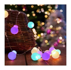 1v273 - LED Vianočná reťaz 20xLED/2xAA 2,3 m multicolor