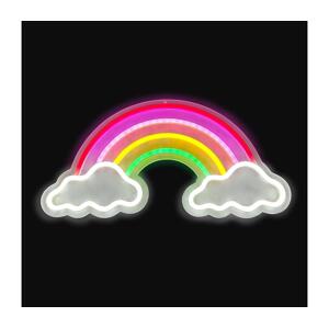 2Kids Toys 2Kids Toys - LED Neónová nástenná dekorácia LED/USB dúha s mrakmi