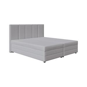 LAMIVEX Čalúnená posteľ s pružinovým matracom a úlož. priestorom ISABEL 200x160 sv. šedá