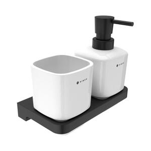 NIMCO NIMCO MAC 2905831K-T-90-Nástenný dávkovač mydla a stojan na kefky MAYA 320 ml