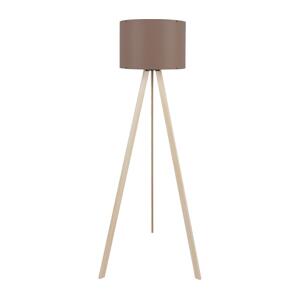 Stojacia lampa AYD 1xE27/40W/230V hnedá/béžová