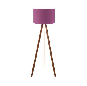 Stojacia lampa AYD 1xE27/40W/230V fialová/hnedá