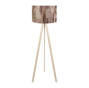 Stojacia lampa AYD 1xE27/40W/230V hnedá/béžová