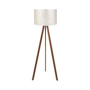 Stojacia lampa AYD 1xE27/40W/230V biela+/hnedá