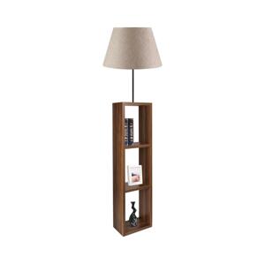 Stojacia lampa AYD 1xE27/40W/230V hnedá/šedá