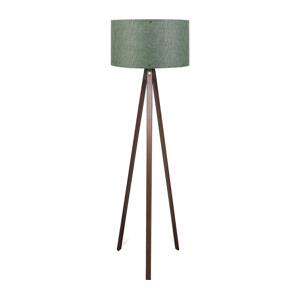 Stojacia lampa AYD 1xE27/40W/230V hnedá/zelená