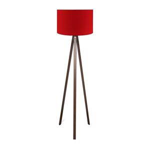 Stojacia lampa AYD 1xE27/40W/230V hnedá/červená