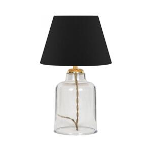 Stolná lampa AYD 1xE27/40W/230V čierna/číra