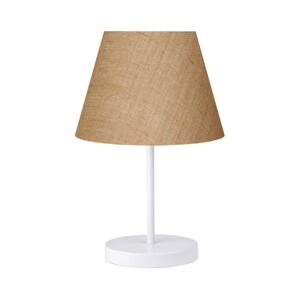 Stolná lampa AYD 1xE27/40W/230V hnedá/biela