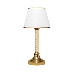 Stolná lampa AYD 1xE27/40W/230V biela/zlatá