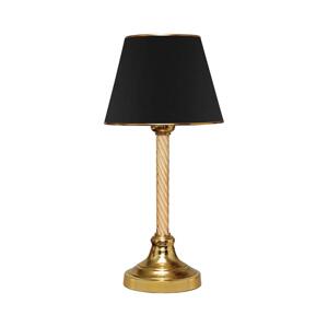 Stolná lampa AYD 1xE27/40W/230V čierna/zlatá