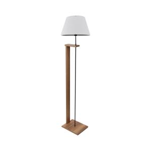 Stojacia lampa AYD 1xE27/40W/230V biela+/hnedá