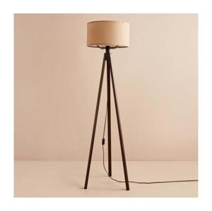 Stojacia lampa AYD 1xE27/40W/230V hnedá/béžová