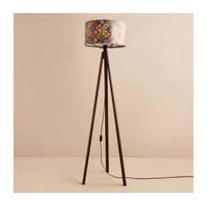 Stojacia lampa AYD 1xE27/40W/230V hnedá/pestrofarebná