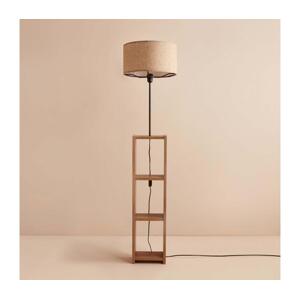 Stojacia lampa AYD 1xE27/40W/230V hnedá/béžová