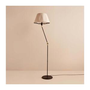 Stojacia lampa AYD 1xE27/40W/230V čierna/béžová