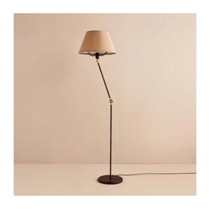 Stojacia lampa AYD 1xE27/40W/230V čierna/hnedá
