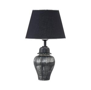 Stolná lampa RAMZES 1xE27/40W/230V čierna/strieborná
