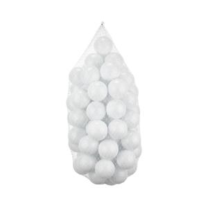 Hracie plastové loptičky 50 ks pr. 7 cm biela