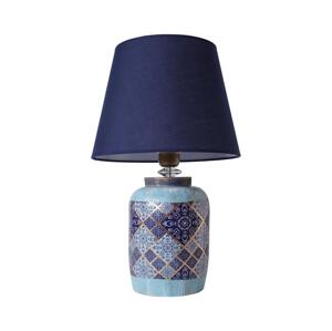 Stolná lampa RAMZES 1xE27/40W/230V modrá