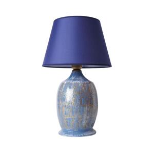 Stolná lampa RAMZES 1xE27/40W/230V modrá