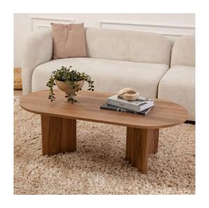 Konferenčný stolík OVAL 60x120 cm hnedá