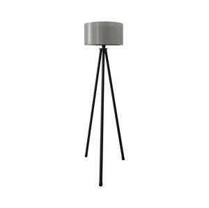 Stojacia lampa AYD 1xE27/40W/230V čierna/šedá
