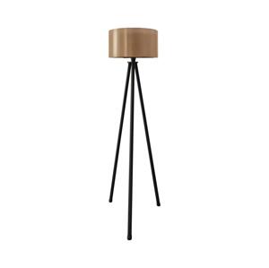 Stojacia lampa AYD 1xE27/40W/230V čierna/hnedá
