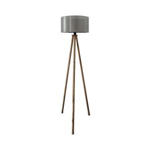 Stojacia lampa AYD 1xE27/40W/230V hnedá/šedá
