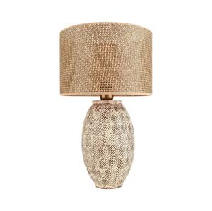 Stolná lampa RAMZES 1xE27/40W/230V béžová