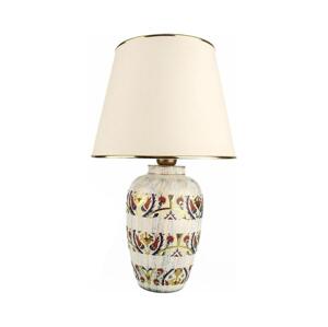 Stolná lampa RAMZES 1xE27/40W/230V krémová/zlatá