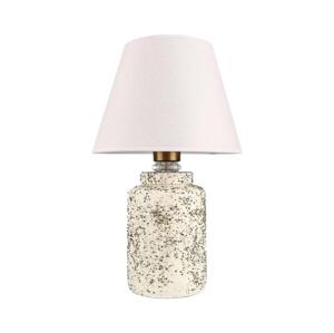 Stolná lampa RAMZES 1xE27/40W/230V biela/béžová