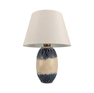 Stolná lampa RAMZES 1xE27/40W/230V béžová/modrá