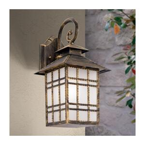 Orion Orion AL 11-1115/1 - Vonkajšia nást. lampa KIKO 1xE27/11W/230V IP44 bronz/patina
