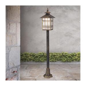 Orion Orion AL 11-1117/1 - Vonkajšia lampa KIKO 1xE27/11W/230V IP44 bronz/patina