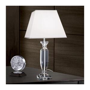 Orion Orion LA 4-1207 - Krištáľová stolná lampa POKAL 1xE27/60W/230V biela/číra