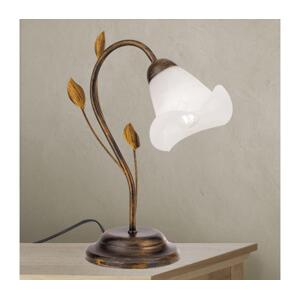 Orion Orion LA 4-1214/1 - Stolná lampa SISI 1xE14/40W/230V bronz/patina
