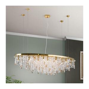 Orion Orion - Krištáľový luster na lanku CRYSTALRIVER 21xG9/40W/230V zlatá