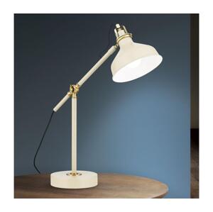 Orion Orion LA 4-1222/1 - Stolná lampa SCHILLER 1xE27/40W/230V krémová/bronz