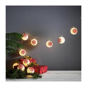 Eglo 411113 - LED Vianočná reťaz ORNAMENT 10xLED/3xAA 1,35m teplá biela