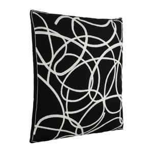Eglo Eglo 420006 - Dekoračný vankúš CHEVERY 45x45 cm čierna/biela