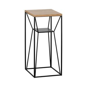 Eglo Eglo 424013 - Odkladací stolík OTAWARA 65,5x30,5 cm čierna/hnedá